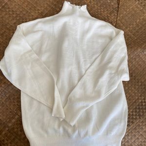 White sweater size M new